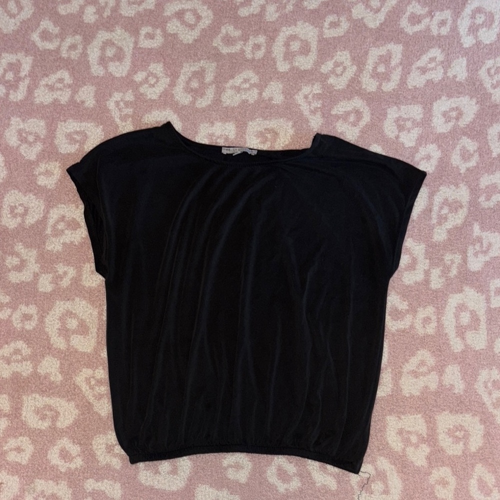 Green Envelope Black Women's Blouse